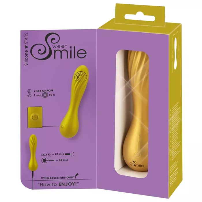 Vibrators Sweet Smile Metallic Swirl — silikons, 16 cm Photo 12