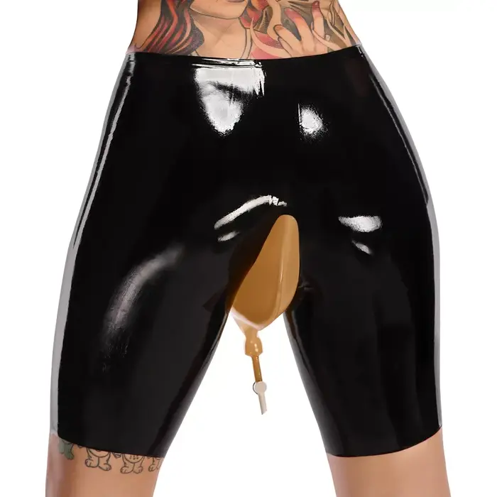 Late x Latex Urine Pants S — latex protective underwear Photo 6
