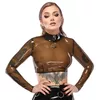 Krekls Latex M, elastīgs materiāls, ērta piegrieztne, melna krāsa Photo 2