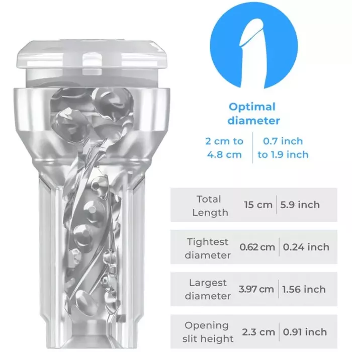 Мастурбатор Kiiroo FEEL Pocket Stroker Crystal Photo 5