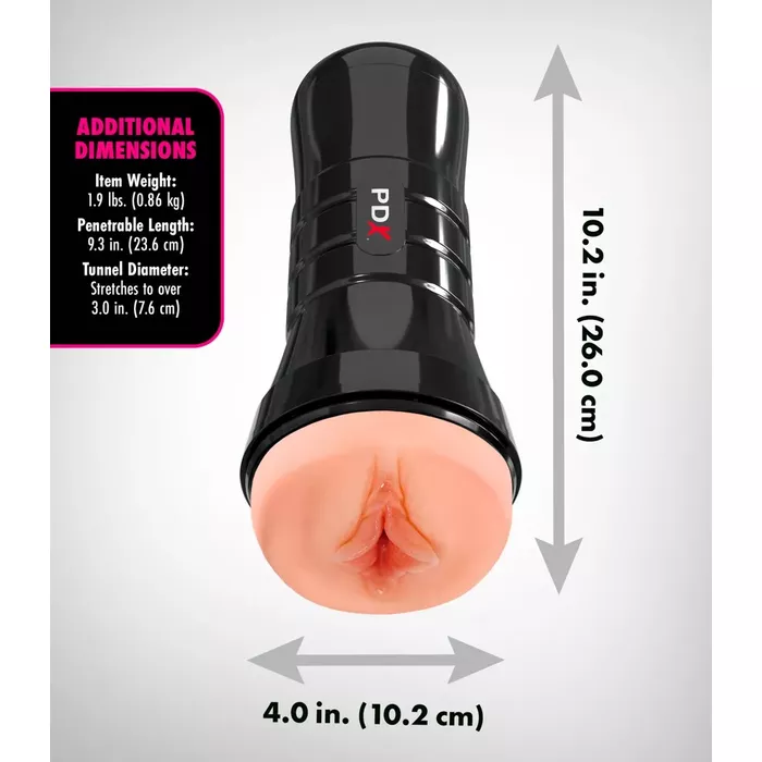 Мастурбатор PIPEDREAM PDXE WetP. Luscious Lips XXL L Photo 6