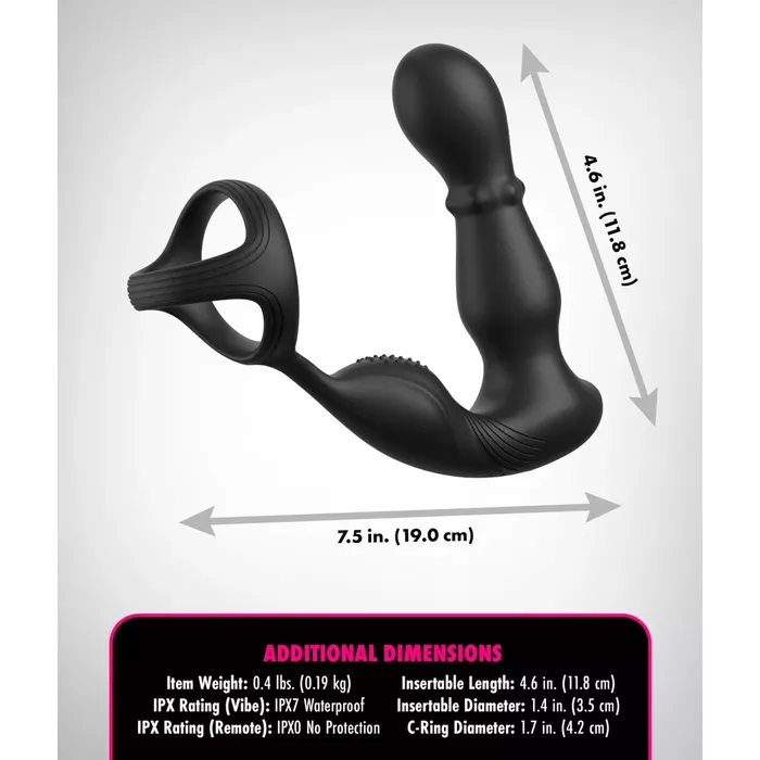 Anālais vibrators Anal Fantasy Series AFE Ass‑Gasm Slide&Glide Photo 5