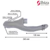 Double Vibrator Pinching Black — IBIZA TECHNOLOGY D-241936 Photo 3