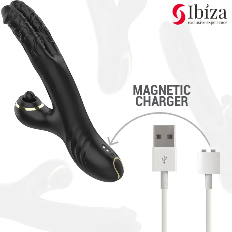 Divkāršs vibrators IBIZA TECHNOLOGY — TWO DRAGONS Photo 5