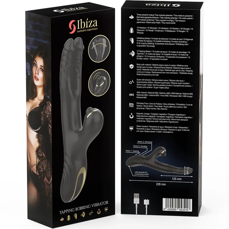 Divkāršs vibrators IBIZA TECHNOLOGY — TWO DRAGONS Photo 6