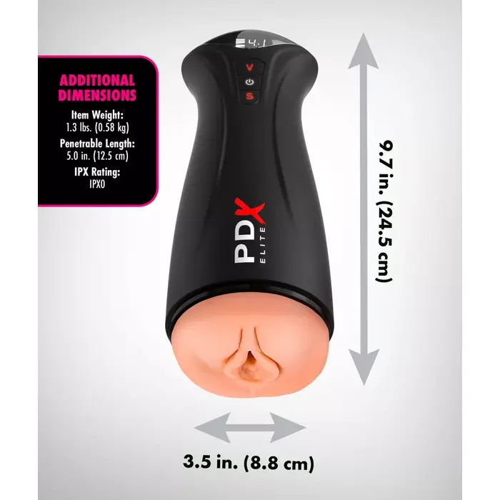 Мастурбатор PIPEDREAM PDXE Fuck-Gasm Light Photo 6