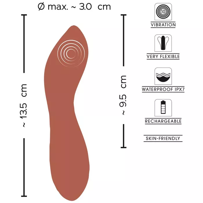 Vibrator sweet smile Metallic Mini G-Sp — kompakts G‑spot Photo 11