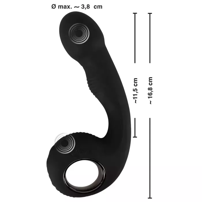 Black Velvets G&P-Spot vibrators — silikons, 16,8 cm Photo 11