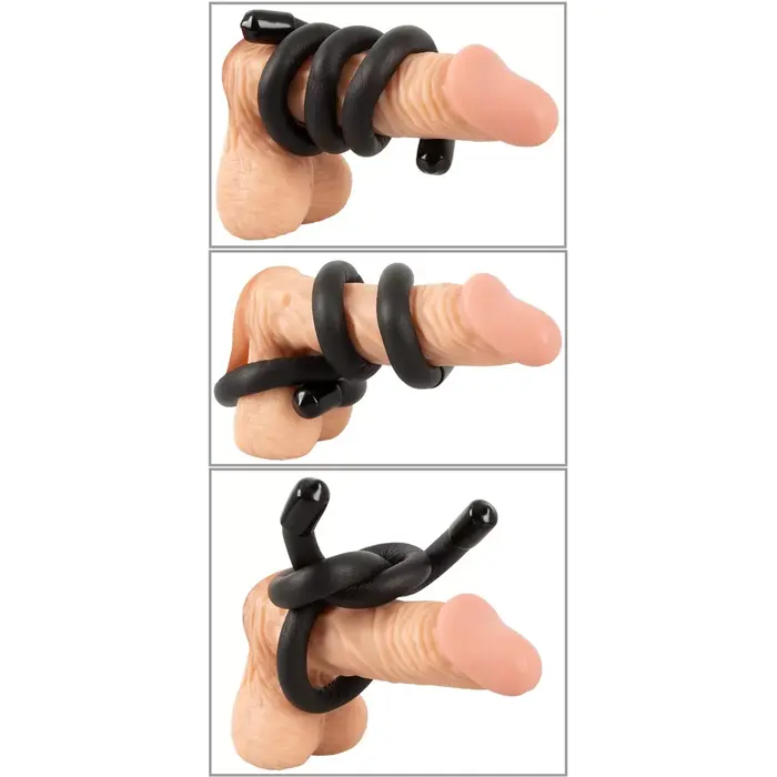Bad Kitty BK bendable cock & ball ring 54 cm Photo 8