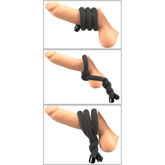 Bad Kitty BK bendable cock & ball ring 54 cm Photo 9