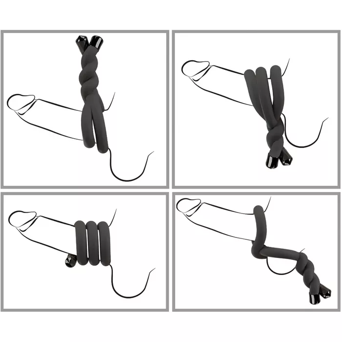 Bad Kitty BK bendable cock & ball ring 54 cm Photo 11
