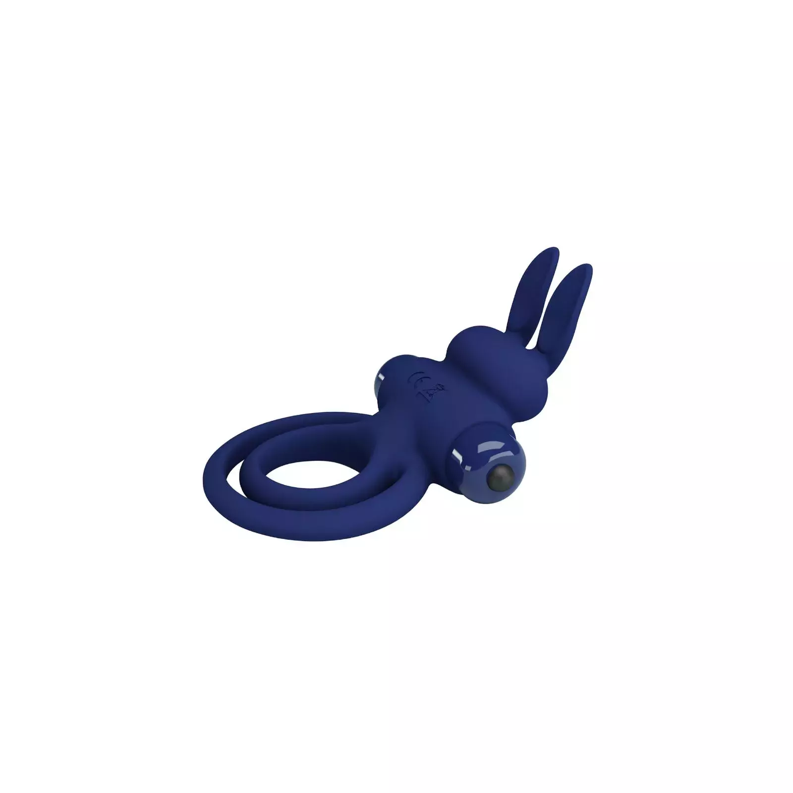 Penis Extension Pretty Love DAREY DOUBLE VIBRATING RING RABBIT BLUE Photo 4