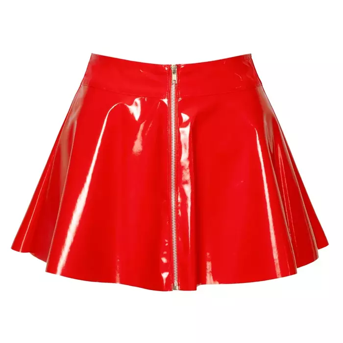 Юбка black level Vinyl Skirt red L Photo 9
