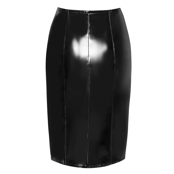 Юбка Black Level Zip из винила — размер M Photo 9