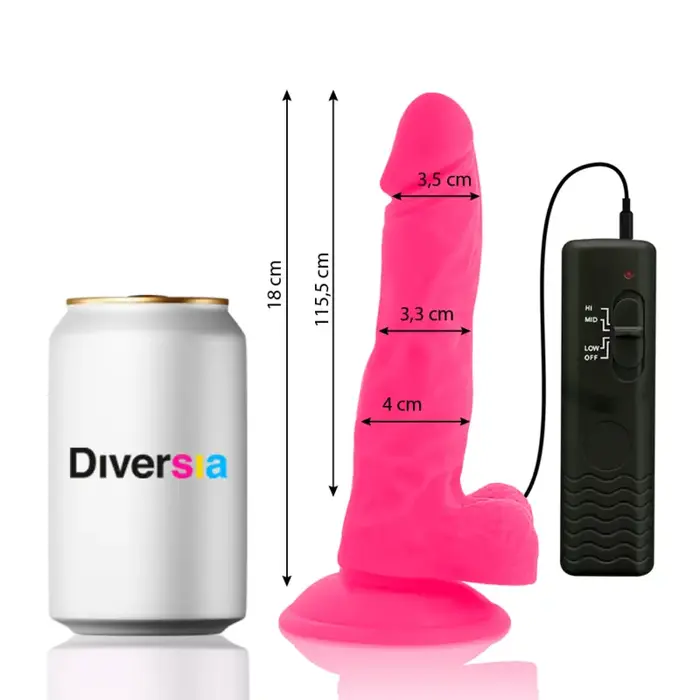 Dildo diversia+ D-231121 — 18 cm, 4 cm Photo 3