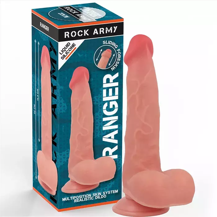 Фаллоимитатор rock-army Liquid Silicone Ranger — 22 см Photo 7