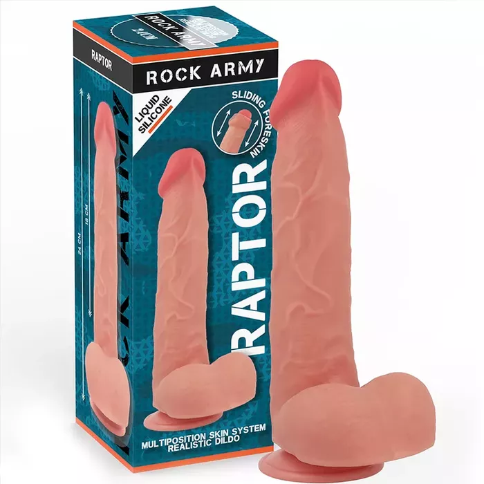 Dildo rock-army Liquid Silicone Raptor — 24 x 4.4 cm Photo 7