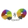 Metal Handcuffs SPENCER & FLETWOOD Rainbow Lined Photo 6