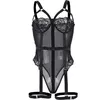 BRUMA SECRET CLÉMENCE TEDDY - Black Lace Teddy Photo 3