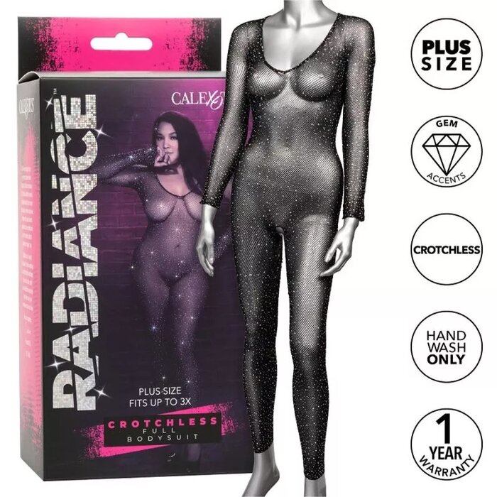 Crotchless pilna ķermeņa uzvalks CalExotics Plus izmērs D-238353 Photo 1