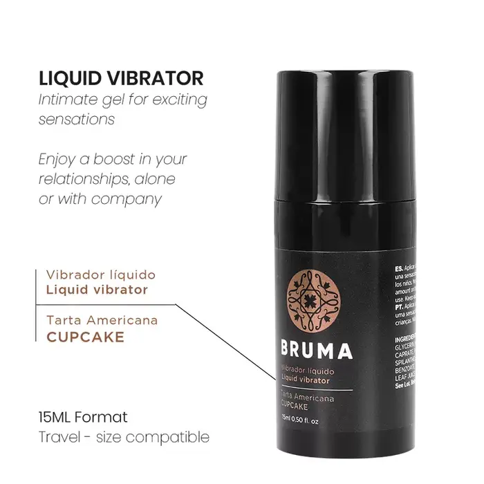 Šķidrais vibrators BRUMA Ultra Sliding Cupcake 15 ml Photo 3