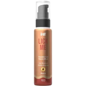 INTT Lick Me Peach Edible Gel Siltuma Efekts D-241744 - Intīmā Smērviela