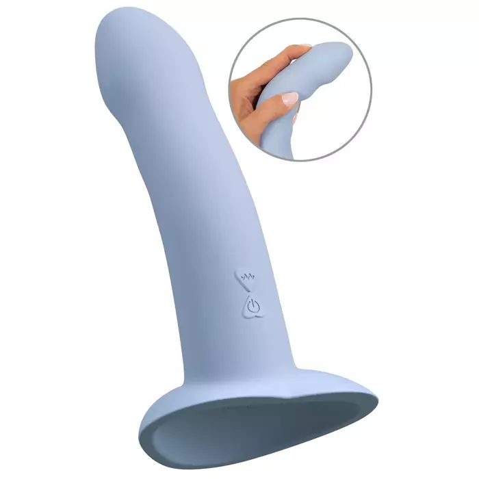 You2Toys Heart Guy Blue vibrators — silikona, uzlādējams Photo 2