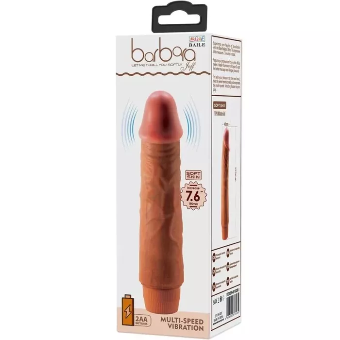 Vibrators BAILE JEFF — reālistisks, 19,5 cm Photo 6