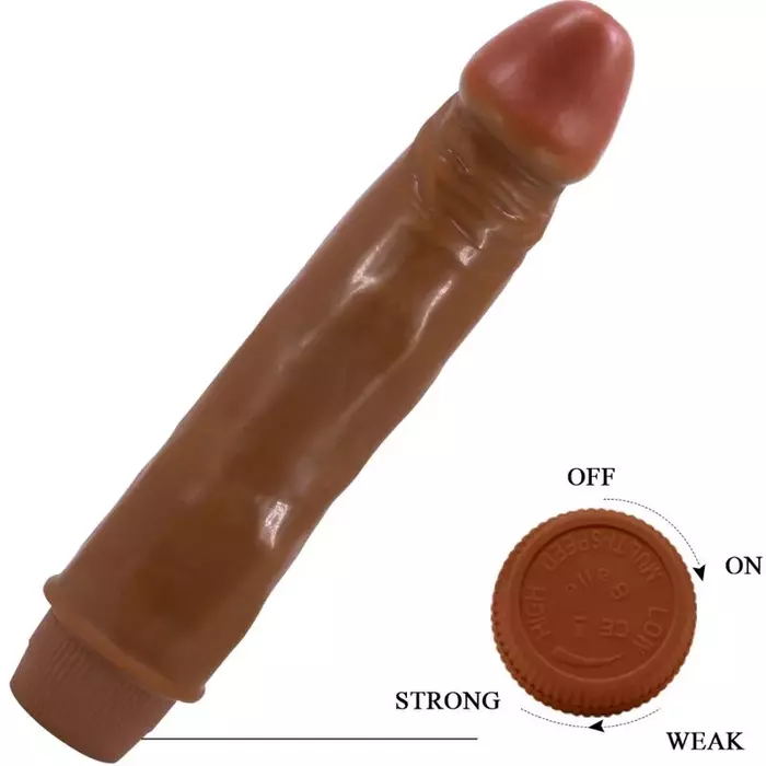 BAILE D-242510 silikona reālistisks vibrators — 21 cm Photo 5