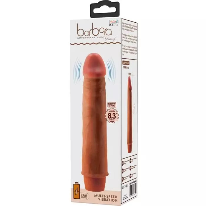 BAILE D-242510 silikona reālistisks vibrators — 21 cm Photo 6
