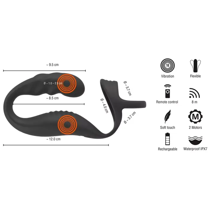 Prostate stimulator Rebel Cock Ring RC Prostate Photo 14
