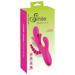 Vibrator Smile Triple Vibe silicone pink