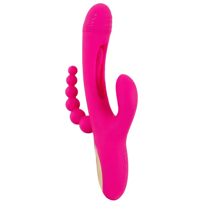 Silicone vibrator Sweet Smile Triple Vibe with Flicking Tongue Photo 3