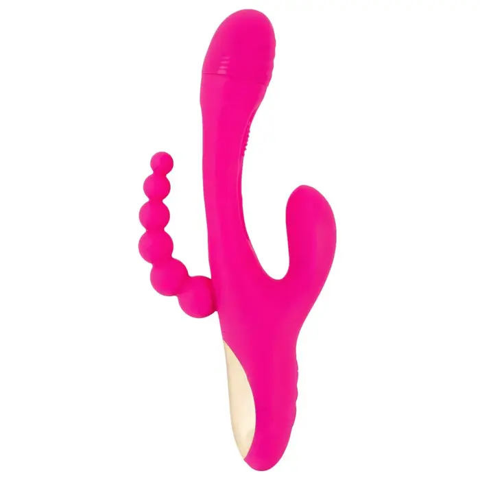 Silicone vibrator Sweet Smile Triple Vibe with Flicking Tongue Photo 4