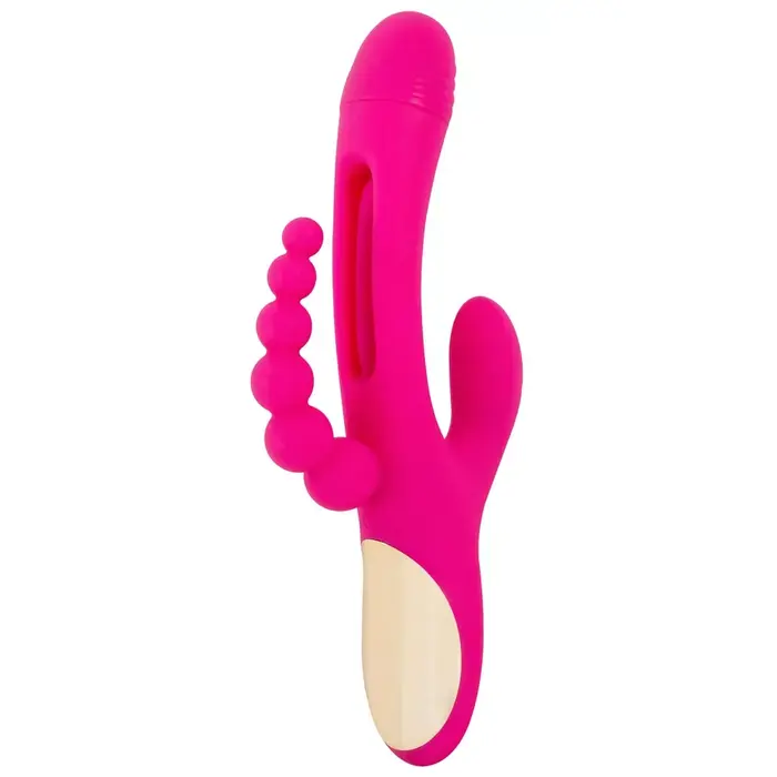 Silicone vibrator Sweet Smile Triple Vibe with Flicking Tongue Photo 5