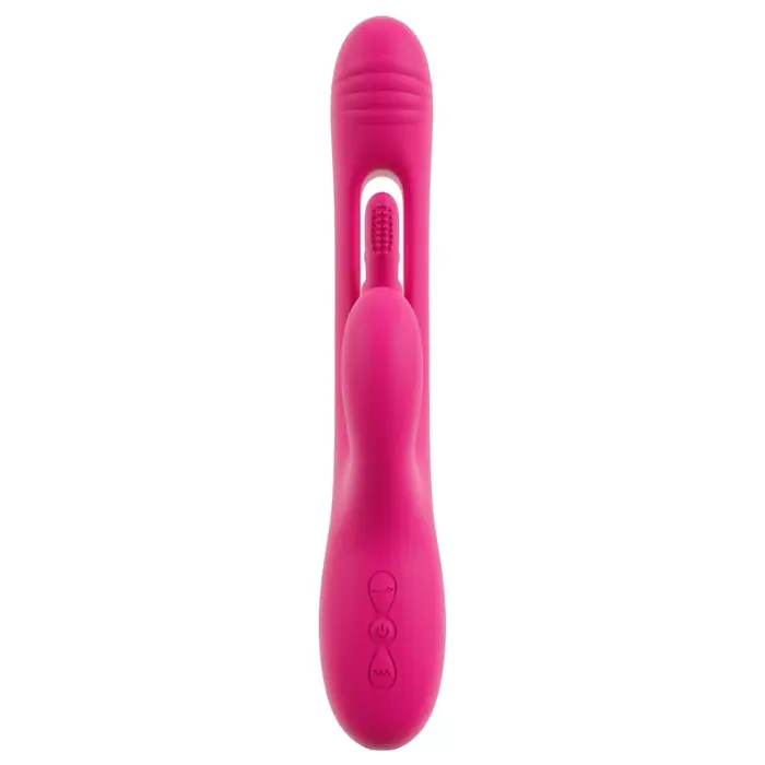 Silicone vibrator Sweet Smile Triple Vibe with Flicking Tongue Photo 6