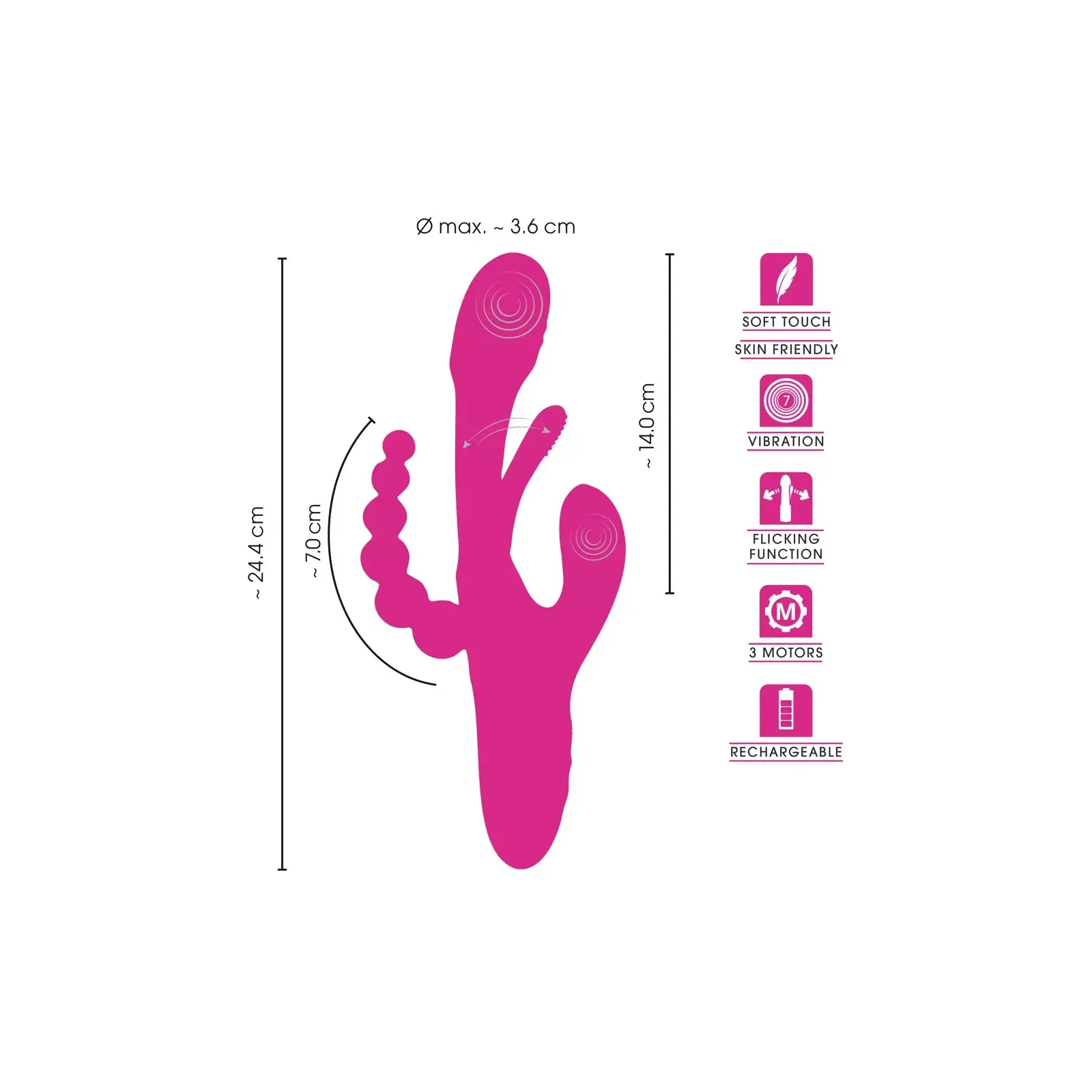 Vibrator Smile Triple Vibe Photo 14
