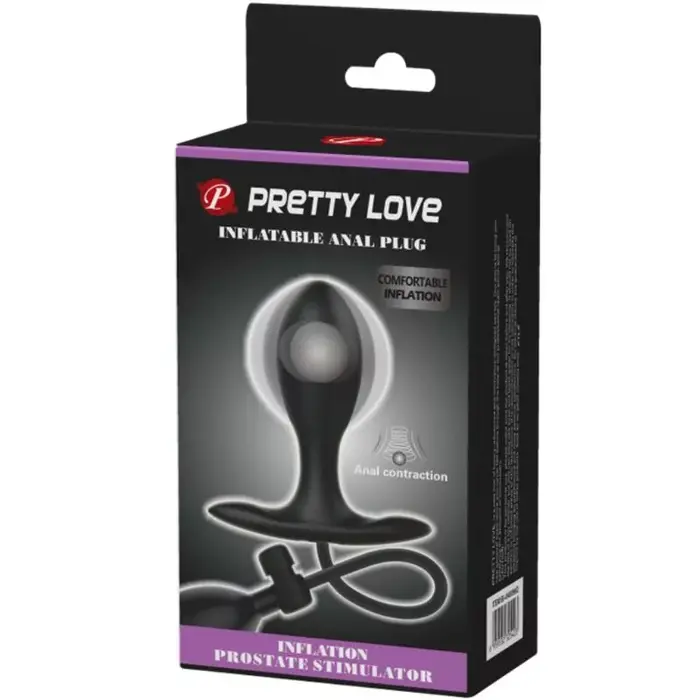 Анальная пробка pretty love надувная — силикон Photo 7