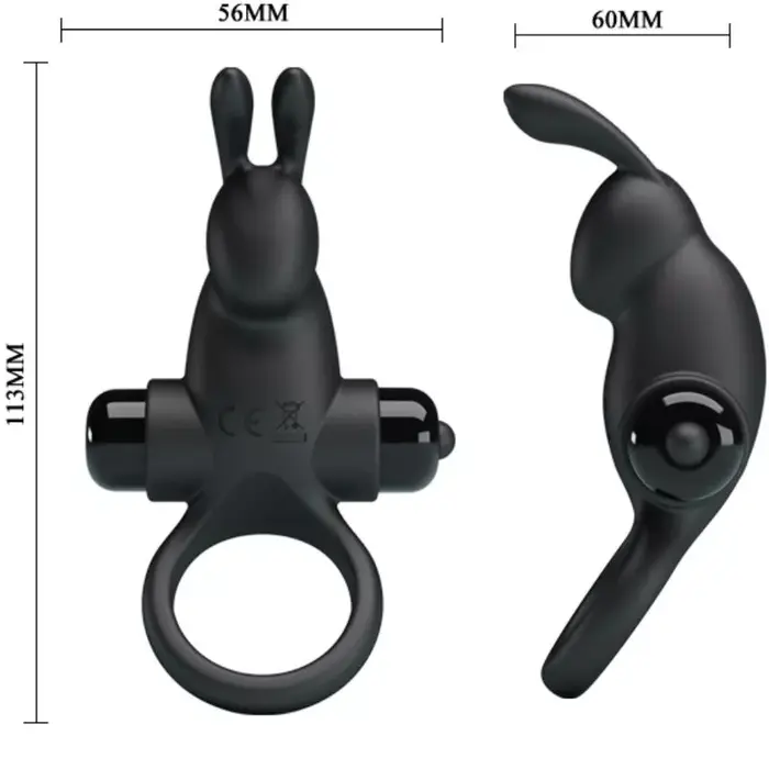 pretty love D-242418 vibrating ring with rabbit stimulator Photo 3