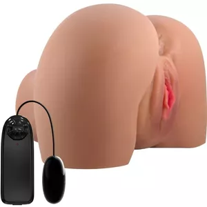 CRAZY BULL MILA VIBRATOR BUTT - REALISTIC VAGINA & ANUS, REMOTE CONTROL, D-242449