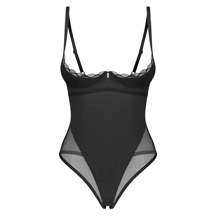 Боди OBSESSIVE Stelisa открытая чашка без клоста 2XL–3XL Photo 3