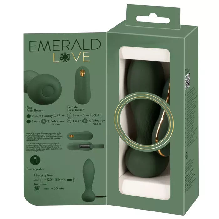 Anālā dilda Emerald Love Luxurious RC — silikons, ar tālvadību Photo 12