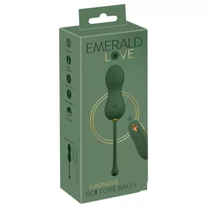 Luksusa Mīlestības Ola RC 54052110000 - Smaragda Mīlestība, tālvadības, ūdensizturīga, uzlādējama