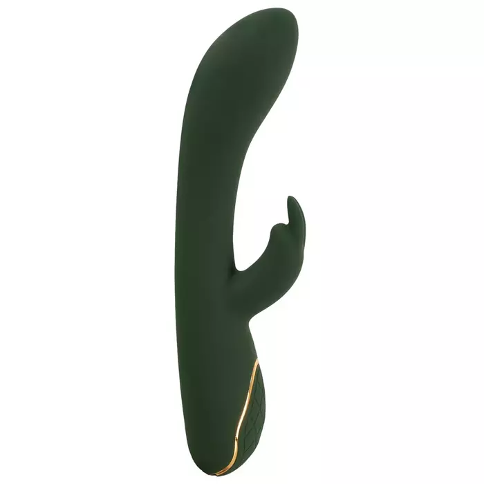 Vibrators Emerald Love Luxurious Rabbit — dubultdarbības silikons Photo 4