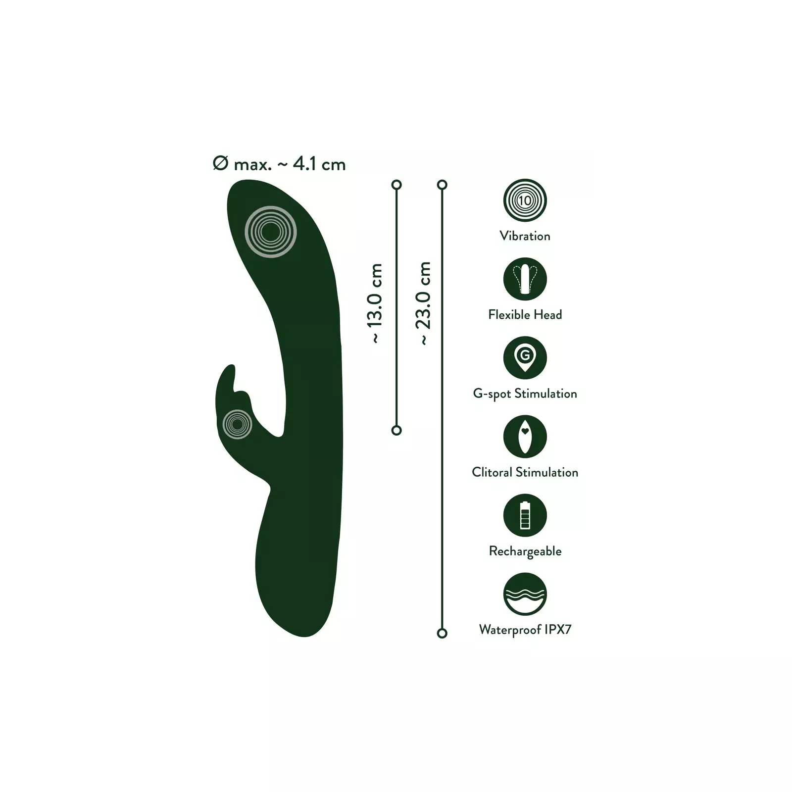 Vibrators Emerald Love Modelis 54051900000 Photo 13