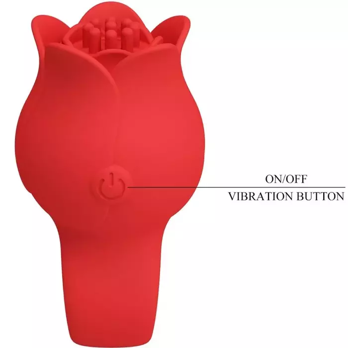 Finger vibrator pretty love Jae — rose-shaped, 10 modes Photo 7