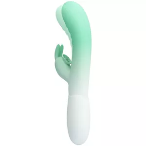 PRETTY LOVE Cerberus Rabbit Vibrator - 30 Vibrations, Green, D-242486