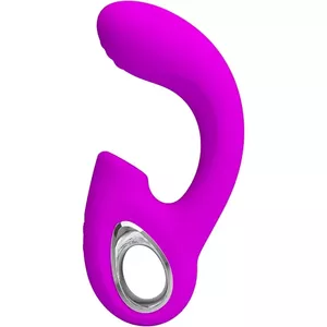 Vibrators ar G‑punkta un klitora stimulātoru Pretty Love Sibel — 10 vibrācijas režīmi, violets