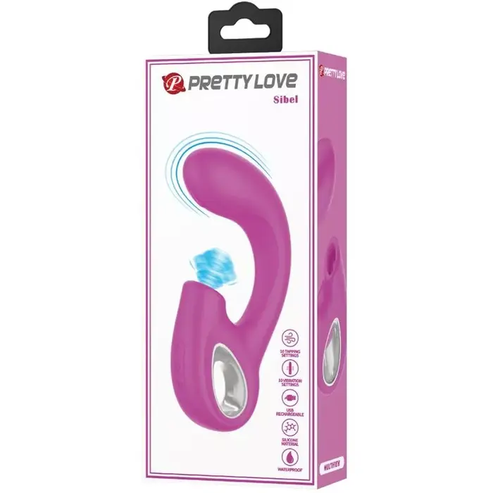 Vibrators Pretty Love Sibel — G‑punkts un klitors, 10 režīmi Photo 7