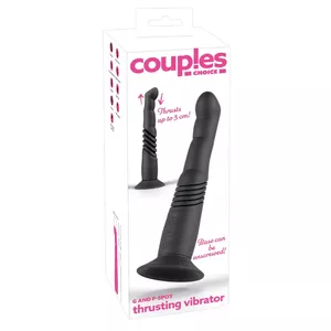 Vibrators Couples Choice Silikons Melns